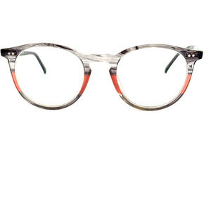 Eyebuydirect‎ Kyoto Gray Multicolor Round Eyeglasses Frames 48-21-140 H16396